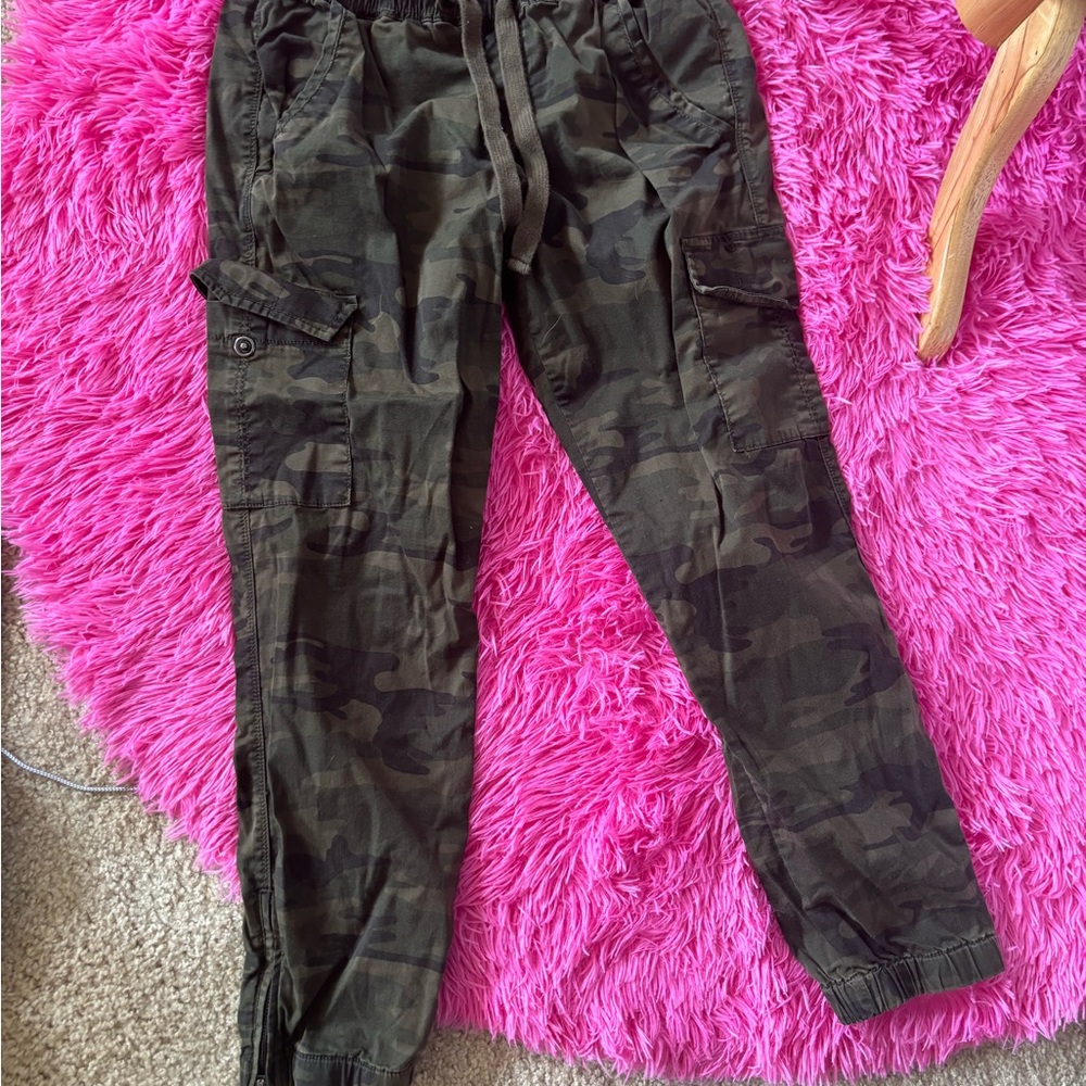 Sanctuary Olive Green Cargo Pants anthropology